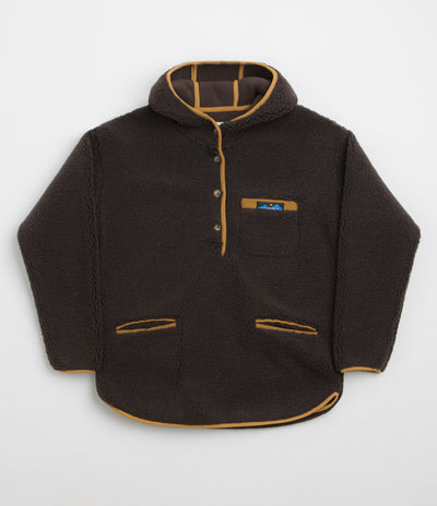 Kavu Womens Roselake Hooded Fleece in Coffee
