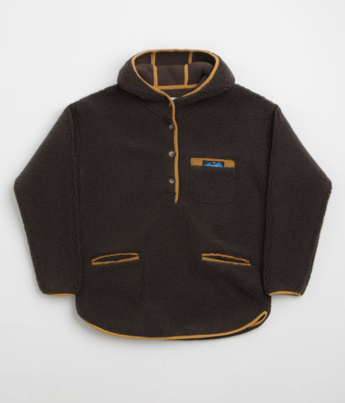 Kavu Womens Roselake Hooded Fleece - Coffee