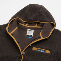 Kavu Womens Roselake Hooded Fleece in Coffee thumbnail