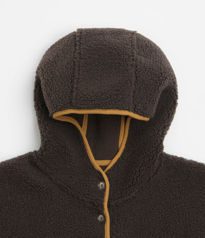 Kavu Womens Roselake Hooded Fleece in Coffee