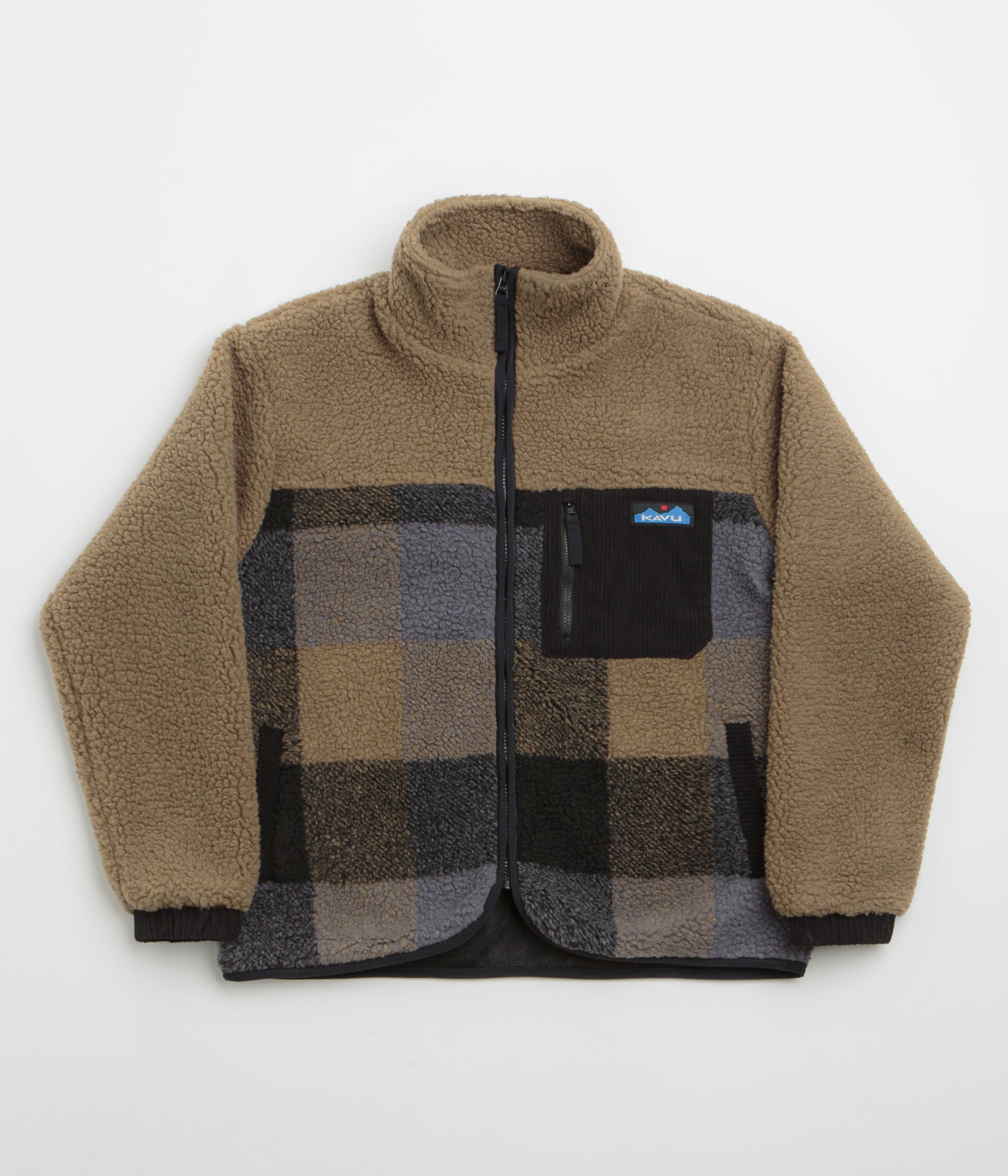 Kavu Womens Willow Creek Fleece in Nightshade Plaid