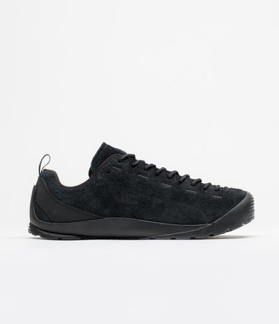 Keen Jasper Shoes in Hairy Black and Black