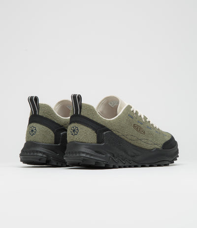 Keen Jasper Zionic Shoes in Dark Olive and Birch