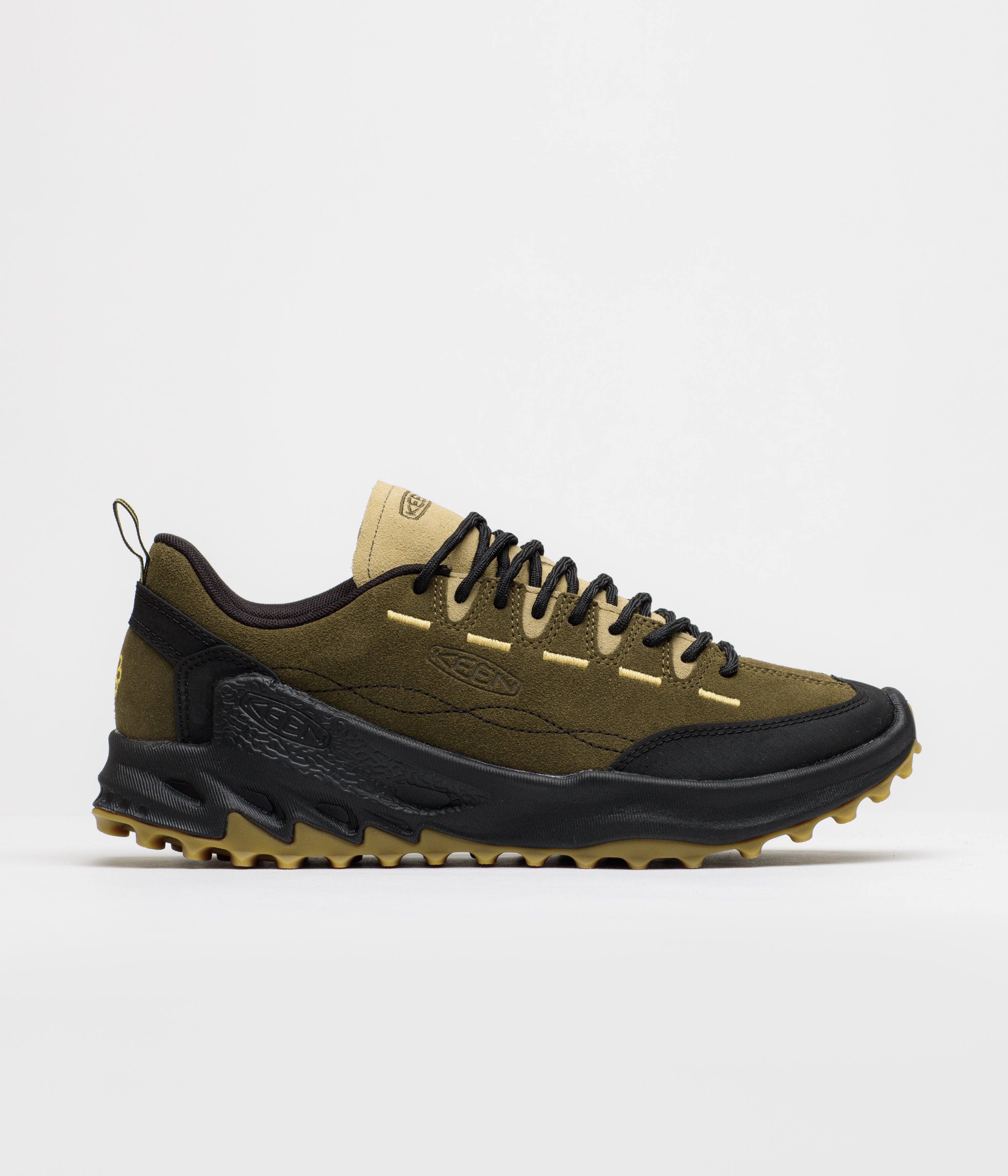 Keen Jasper Zionic Shoes - Dark Olive / Khaki