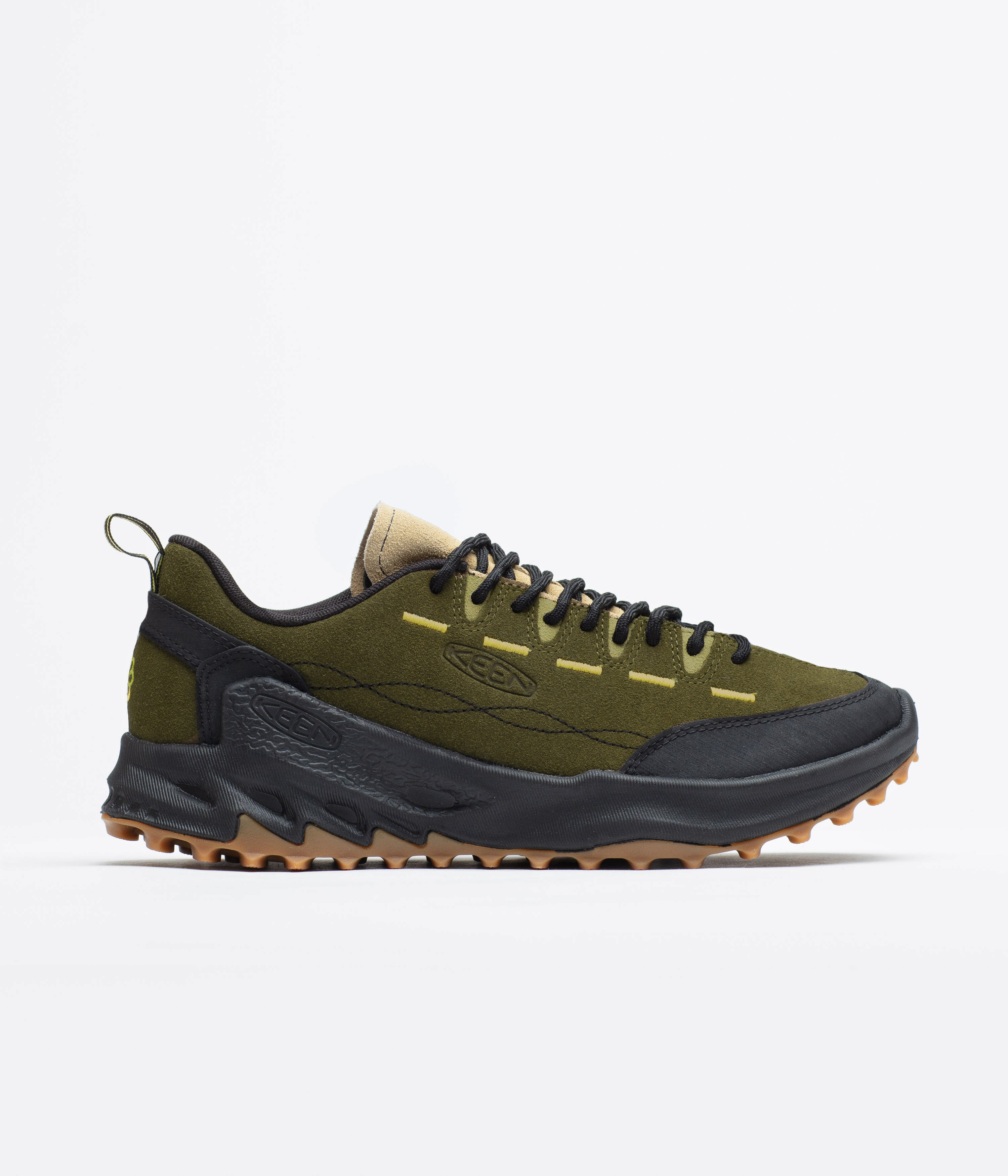 Keen Jasper Zionic Shoes - Dark Olive / Khaki