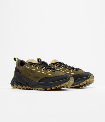 Keen Jasper Zionic Shoes - Dark Olive / Khaki