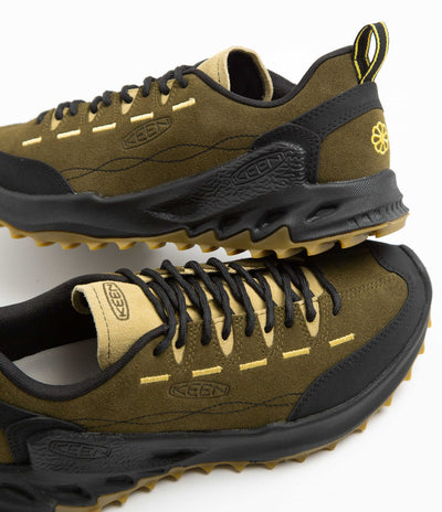 Keen Jasper Zionic Shoes - Dark Olive / Khaki