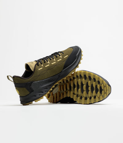 Keen Jasper Zionic Shoes - Dark Olive / Khaki