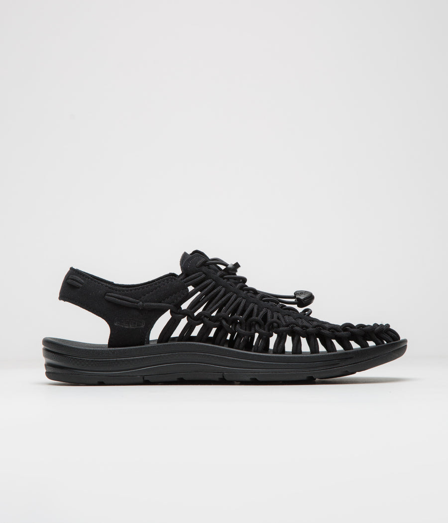 Keen Uneek Sandals in Black and Black