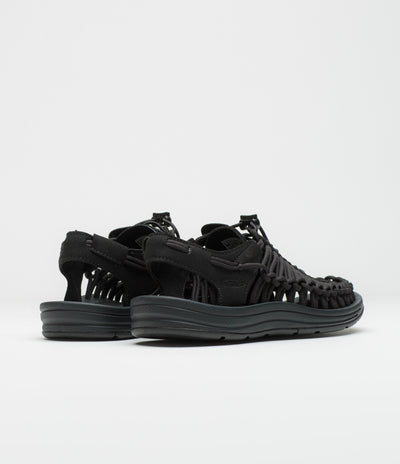 Keen Uneek Sandals in Black and Black