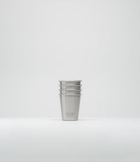 Klean Kanteen 296ml Steel Cup (4 Pack) in Brushed Stainless