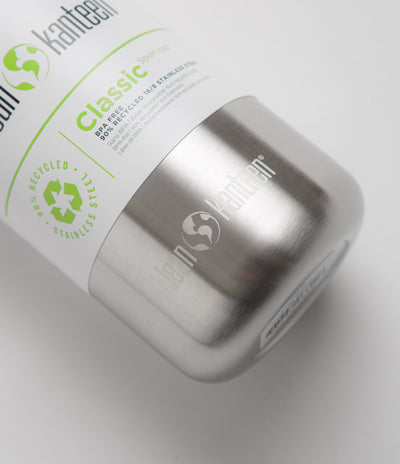 Klean Kanteen Classic 800ml Sports Cap Bottle in Brushed Stainless