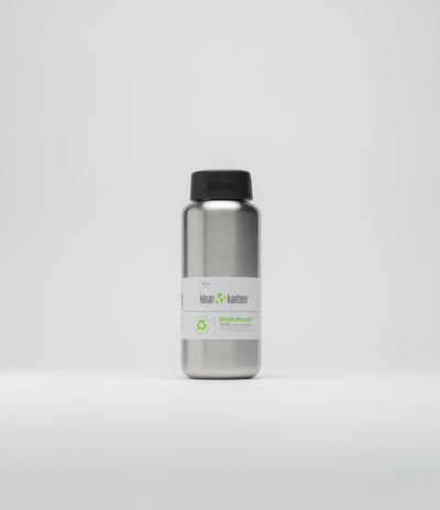 Klean Kanteen Wide Mouth 1182ml Flask in Brushed Stainless