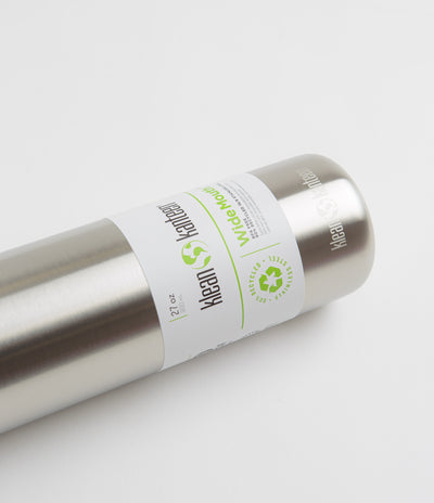Klean Kanteen Wide Mouth 800ml Flask - Brushed Stainless