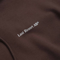 Last Resort AB Atlas Monogram Hoodie - Dark Brown thumbnail