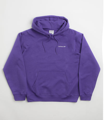 Last Resort AB Atlas Monogram Hoodie in Heliotrope and White