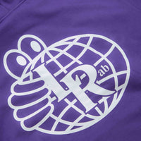 Last Resort AB Atlas Monogram Hoodie in Heliotrope and White thumbnail