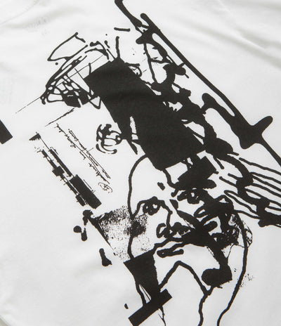 Last Resort AB Brain Freeze Long Sleeve T-Shirt in White