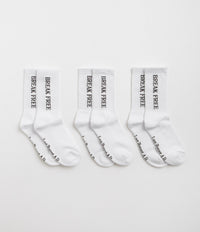 Last Resort AB Break Free Socks (3 Pack) in White and Black