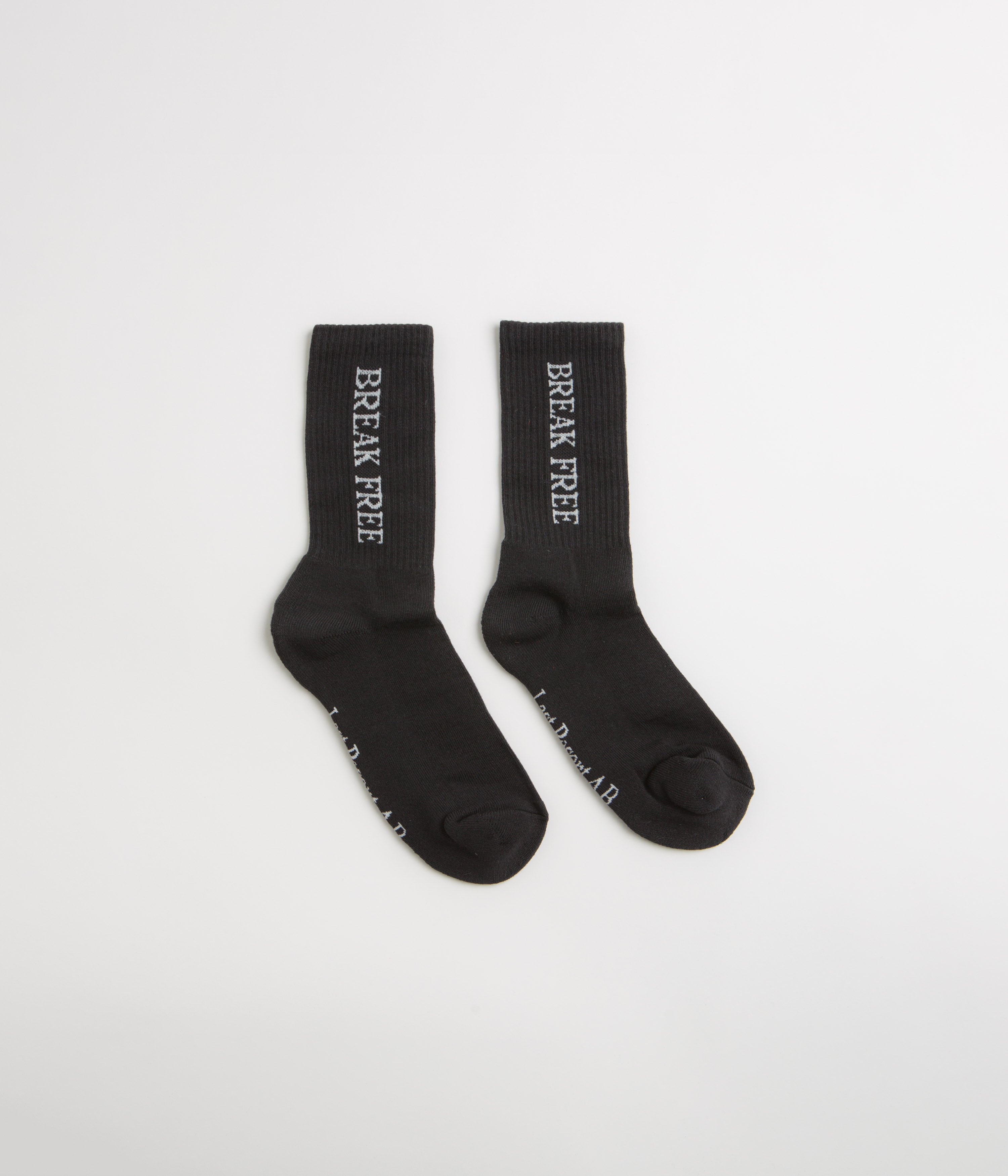 Last Resort AB Break Free Socks in Black and White