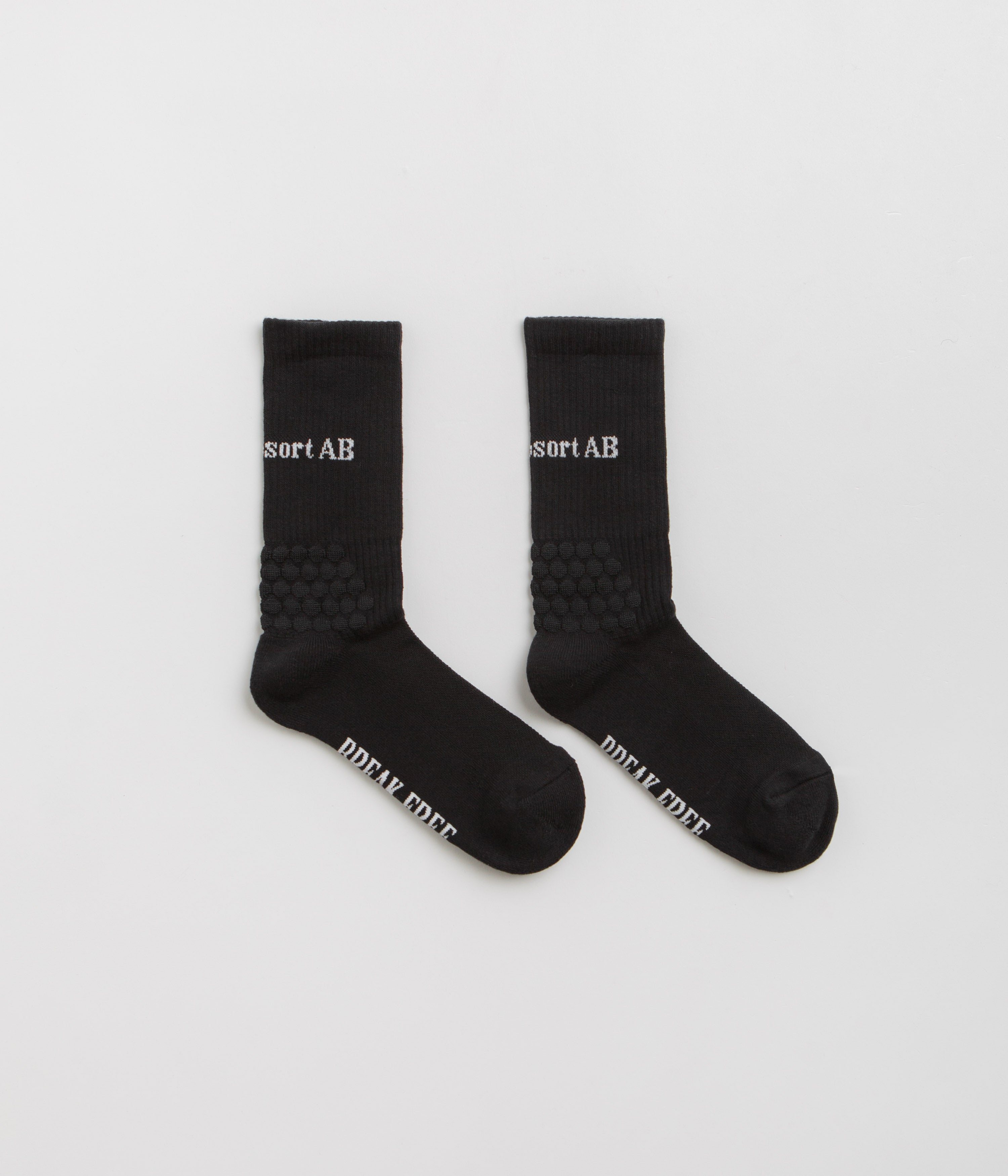 Last Resort AB Bubble Socks in Black and White