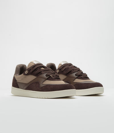 Last Resort AB CM002 Shoes in Pine Cone and White