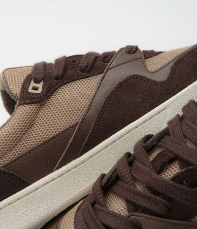 Last Resort AB CM002 Shoes in Pine Cone and White