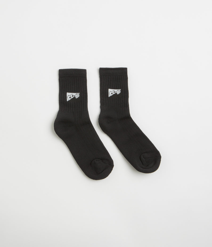 Last Resort AB Dress Socks in Black and White