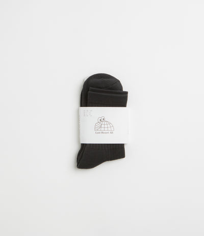 Last Resort AB Dress Socks in Black and White
