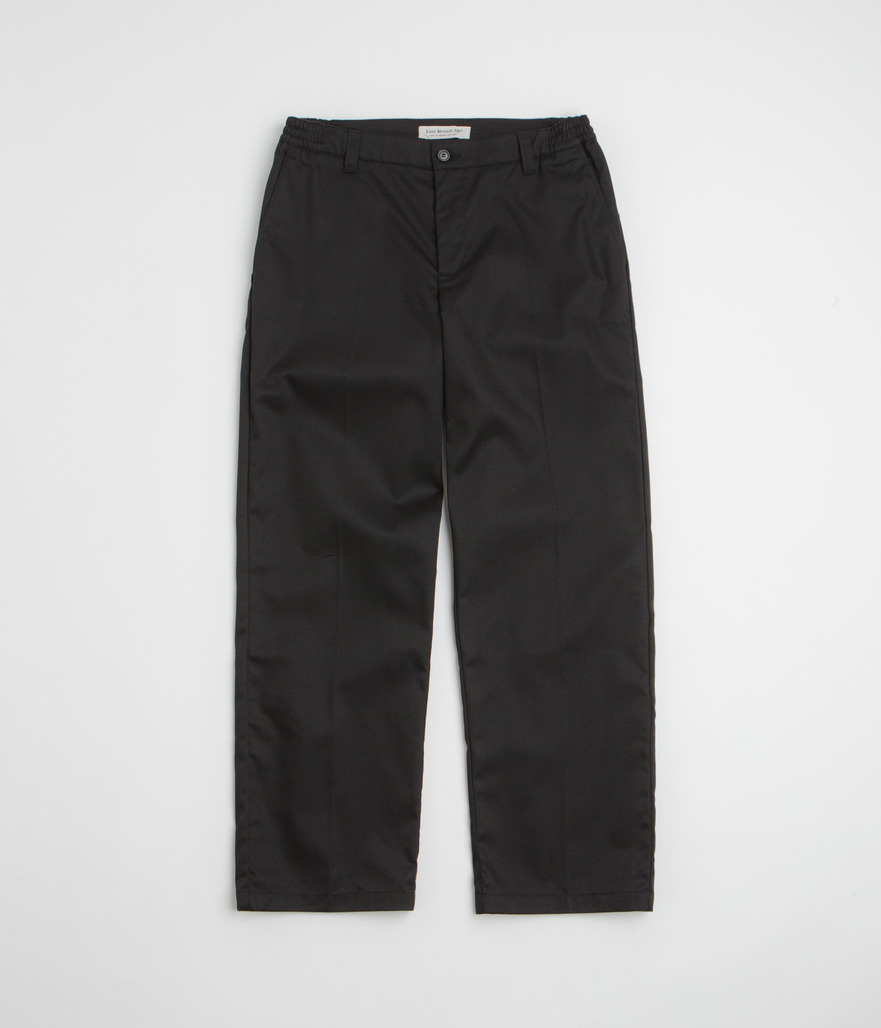 パンツ LAST RESORT AB Black straight-leg pants Last Resort AB PM001 Pants - Dark Brown | Flatspot