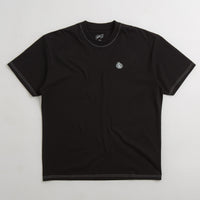 Last Resort AB Small Atlas Contrast Stitch T-Shirt in Black thumbnail