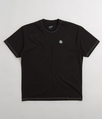 Last Resort AB Small Atlas Contrast Stitch T-Shirt in Black