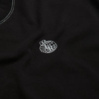 Last Resort AB Small Atlas Contrast Stitch T-Shirt in Black thumbnail