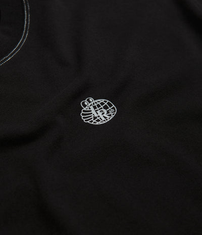 Last Resort AB Small Atlas Contrast Stitch T-Shirt in Black
