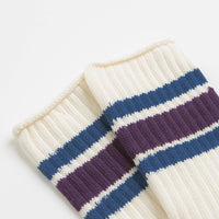 Last Resort AB x Julian Smith Retro Socks - Plum thumbnail
