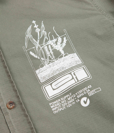 Lo-Fi Antenna Ripstop Shirt in Washed Sage