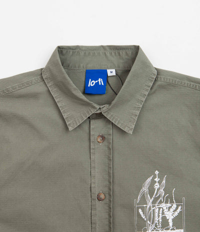 Lo-Fi Antenna Ripstop Shirt in Washed Sage
