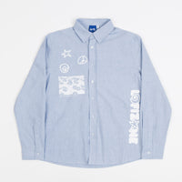 Lo-Fi Encounter Oxford Shirt in Light Blue thumbnail