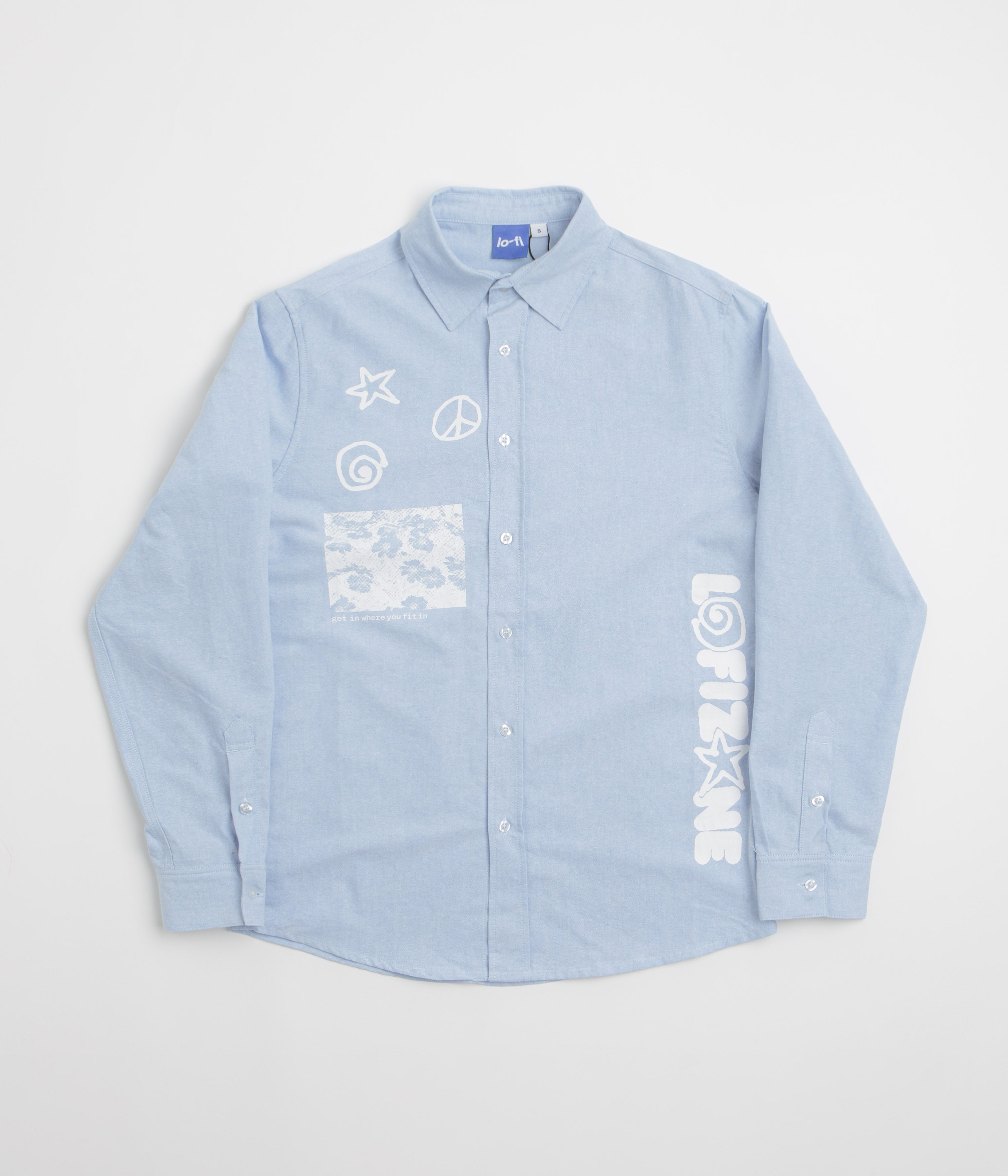 Lo-Fi Encounter Oxford Shirt in Light Blue