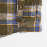 Lo-Fi Healing Flannel Shirt in Olive thumbnail