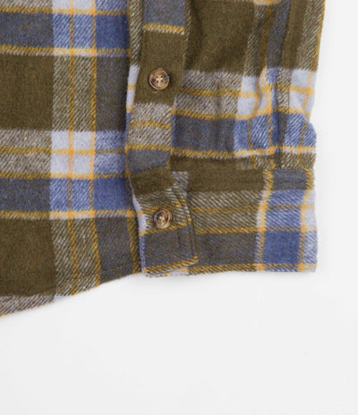 Lo-Fi Healing Flannel Shirt in Olive
