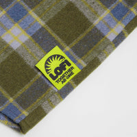 Lo-Fi Healing Flannel Shirt in Olive thumbnail