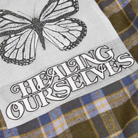 Lo-Fi Healing Flannel Shirt in Olive thumbnail