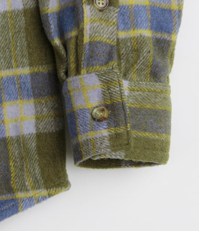 Lo-Fi Healing Flannel Shirt in Olive