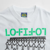 Lo-Fi Leader T-Shirt in White thumbnail