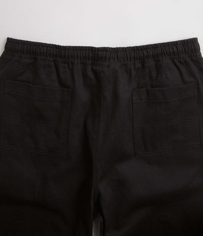 Lo-Fi Static Work Shorts in Black
