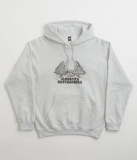 Magenta 3D Hoodie in Ash