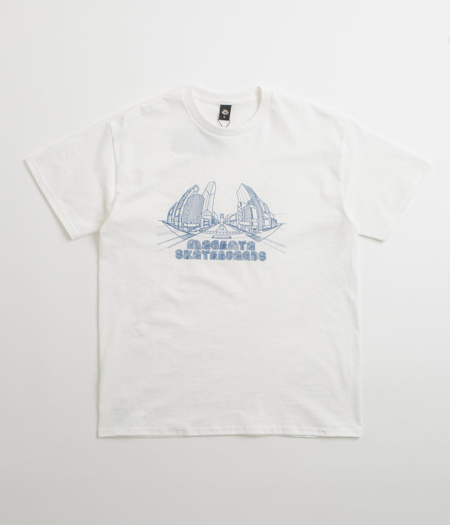 Magenta 3D T-Shirt in White