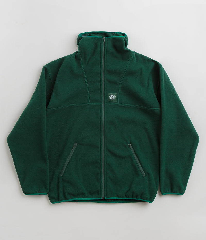 Magenta Antartic Zipped Hoodie - Green