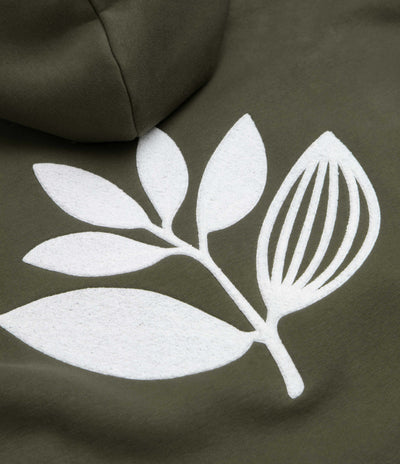 Magenta Chenille Hoodie - Khaki